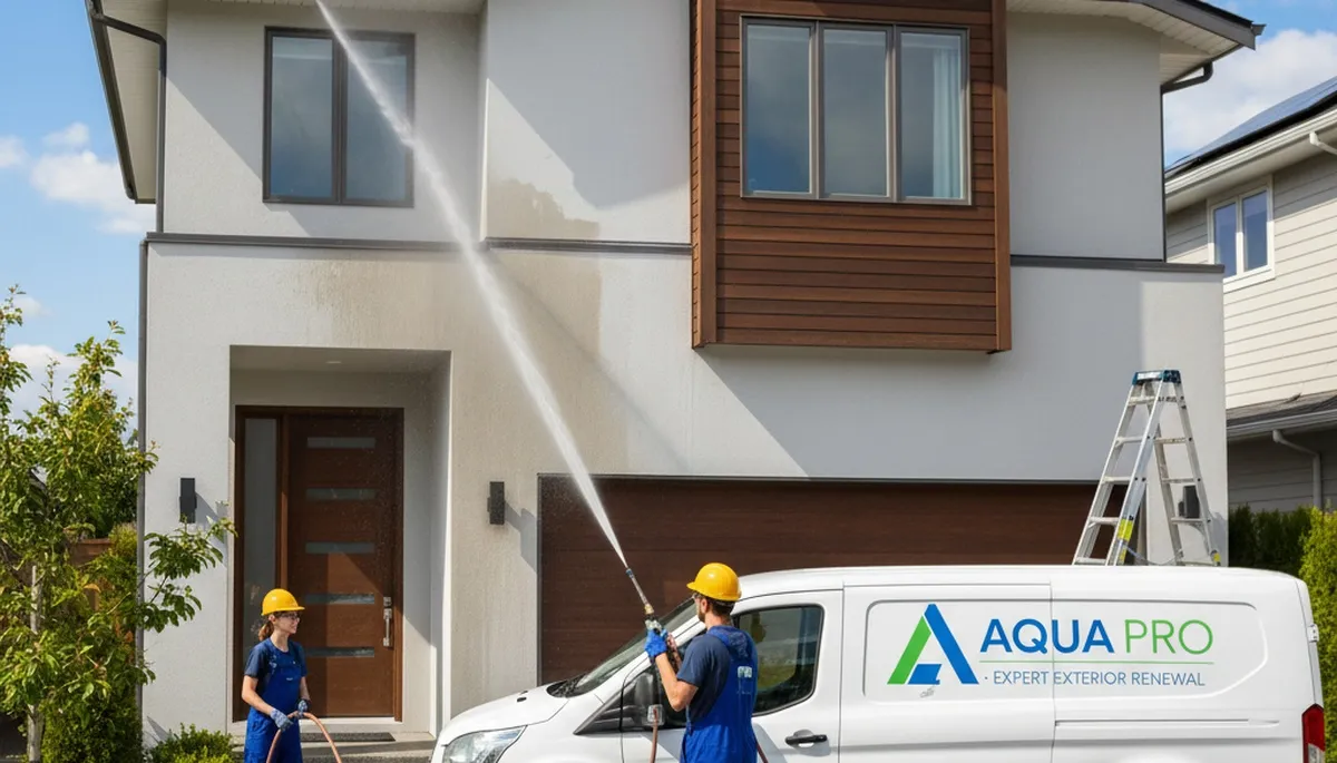 Professional pressure cleaning service restoring home exterior in Harrisburg, PA